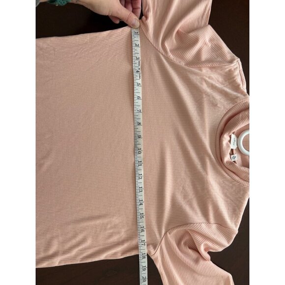 Wilfred NWT Only Hip Coral Blush Pink Fitted Ribbed Turtleneck Size XL - Picture 14 of 14
